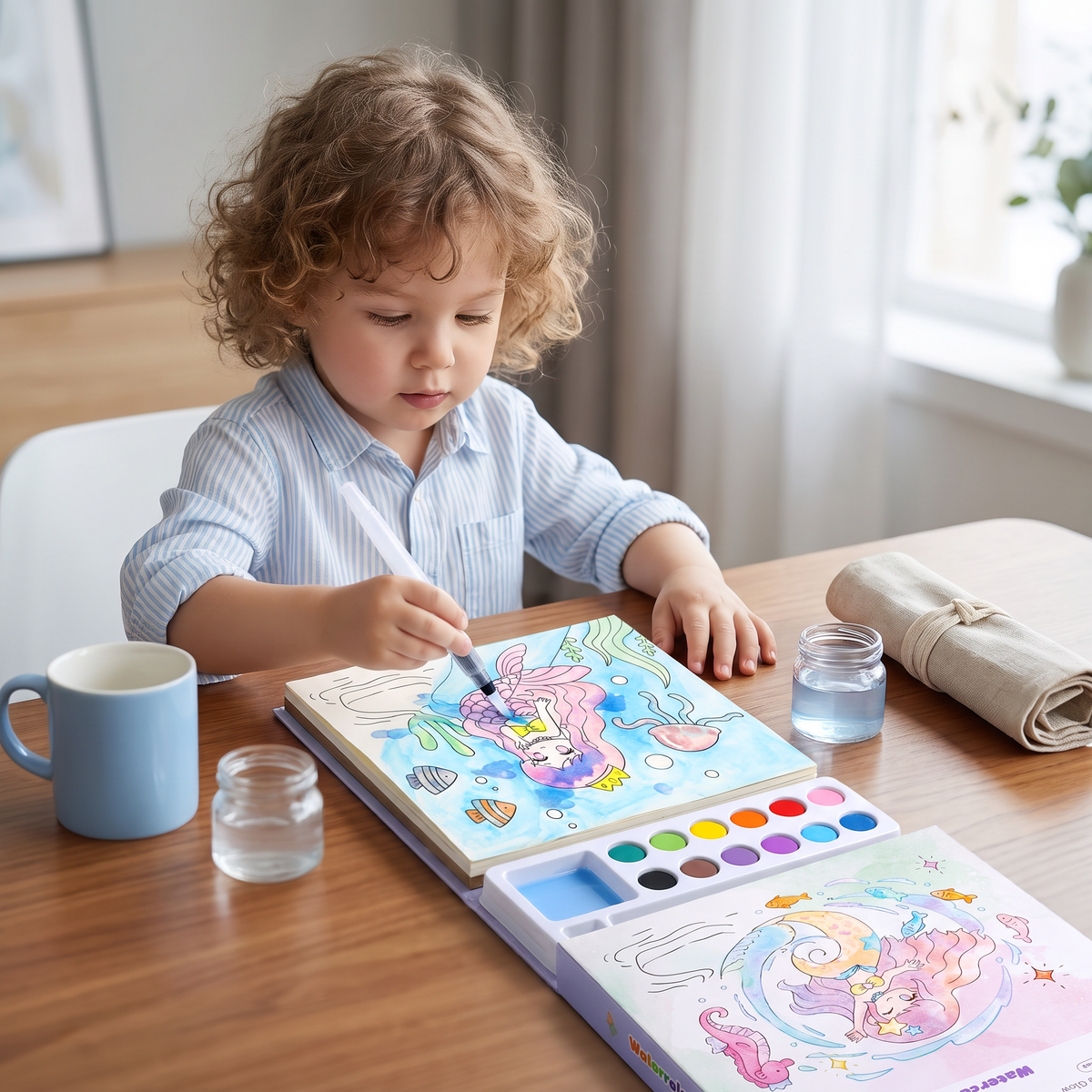 All-in-One Watercolour Painting Book