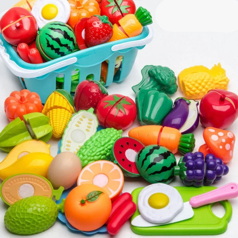 Fruits and Vegetables Cutting Playset