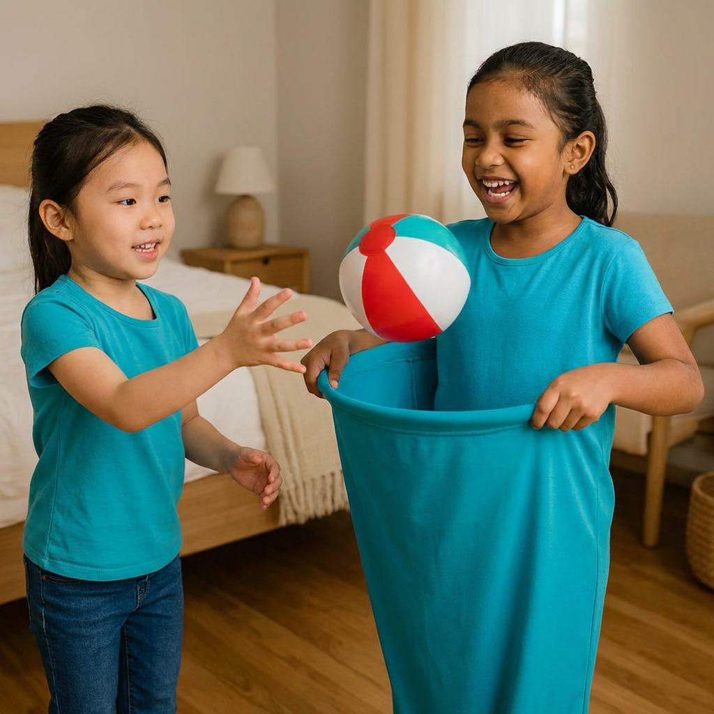 Clown Pants Catch Ball Family Game