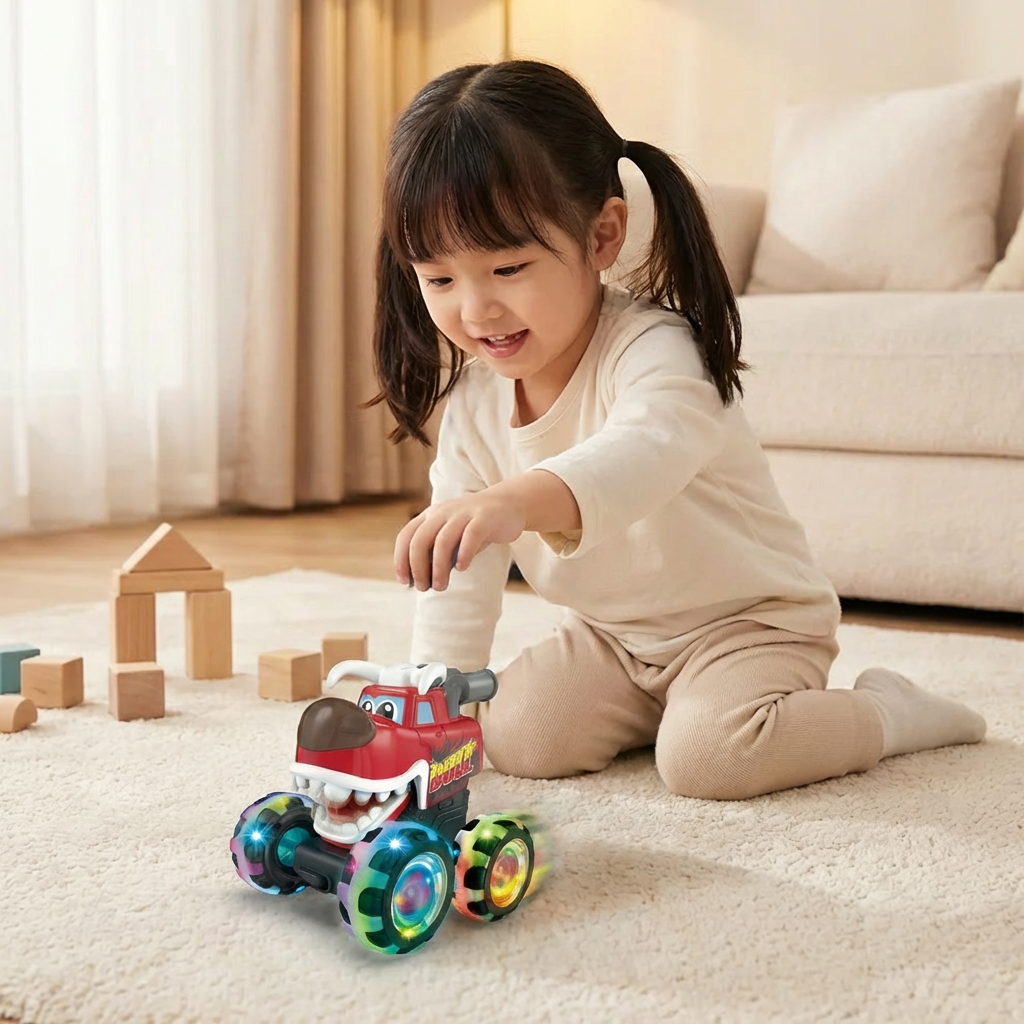 Glowing Monster Truck Toy Cars