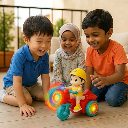 Light-Up Musical Kids’ Stunt Scooter Toy
