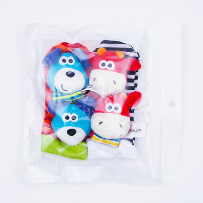 Baby Rattle Wrist and Sock Set ⎜ Colorful Sensory Toys for Early Learning and Motor Skill Development