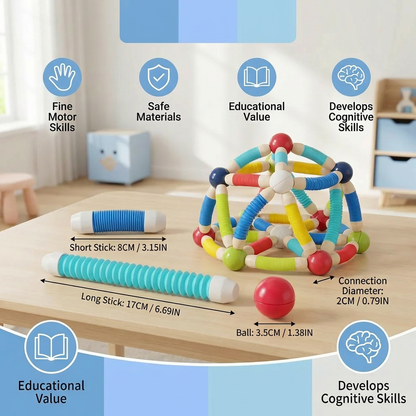Montessori Malleable Magnetic Building Blocks