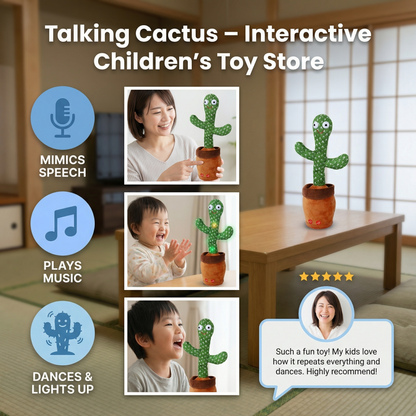 Talking Cactus – Interactive Children’s Toy