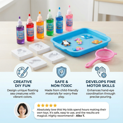 Magic Water Toy for Kids ⎜ Creative DIY Set for Making Floating Animals in Water
