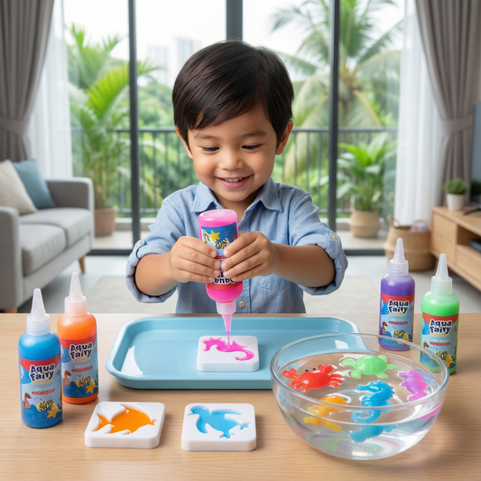 Magic Water Toy for Kids ⎜ Creative DIY Set for Making Floating Animals in Water