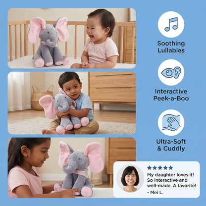 Peek-A-Boo-Elephant - Interactive Plush Toy