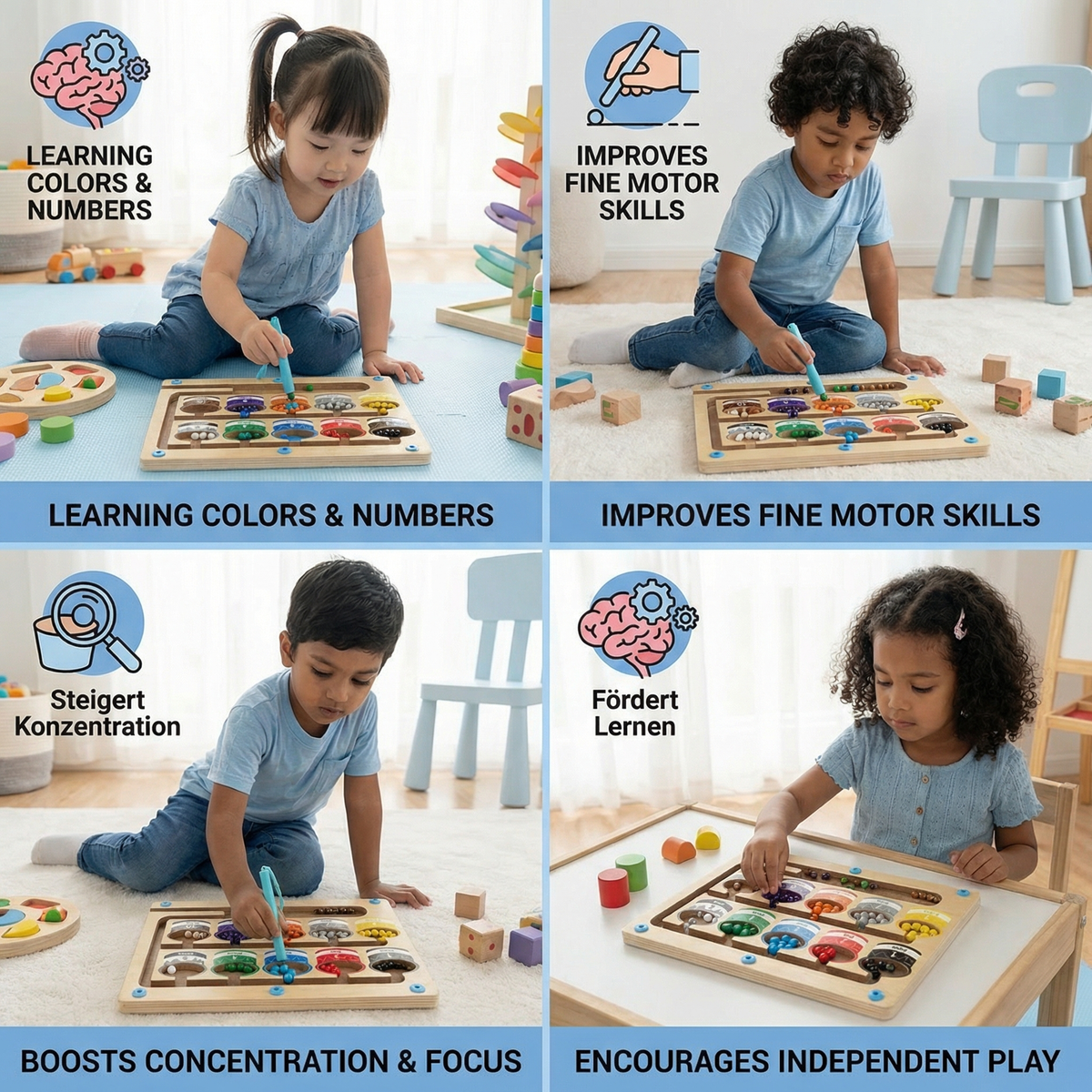 Montessori Magnetic Maze