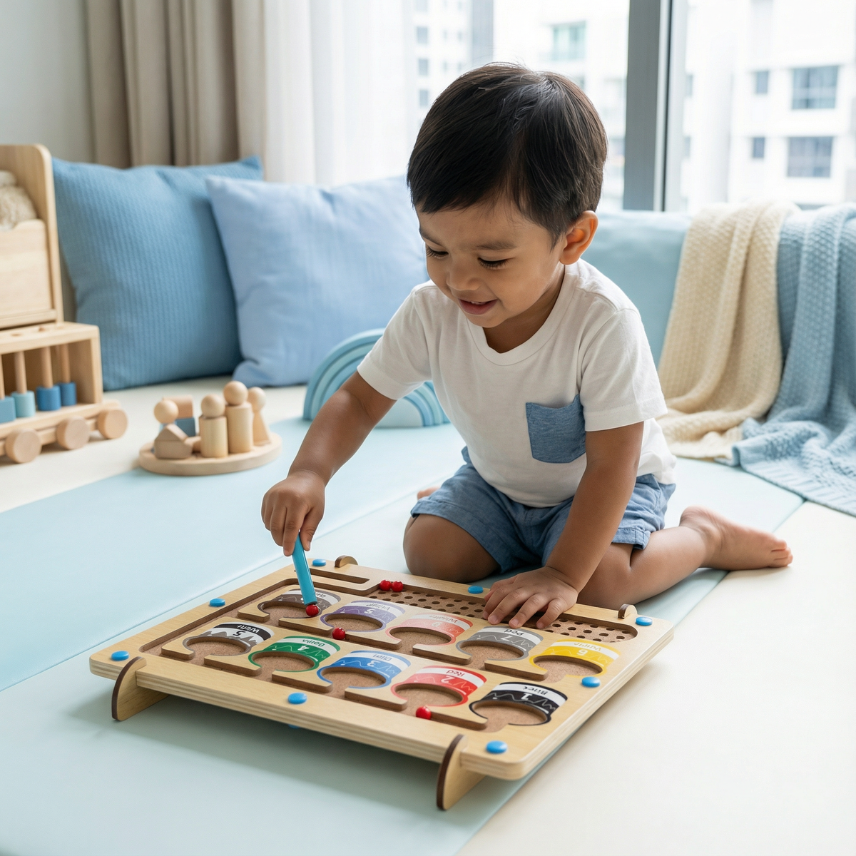 Montessori Magnetic Maze