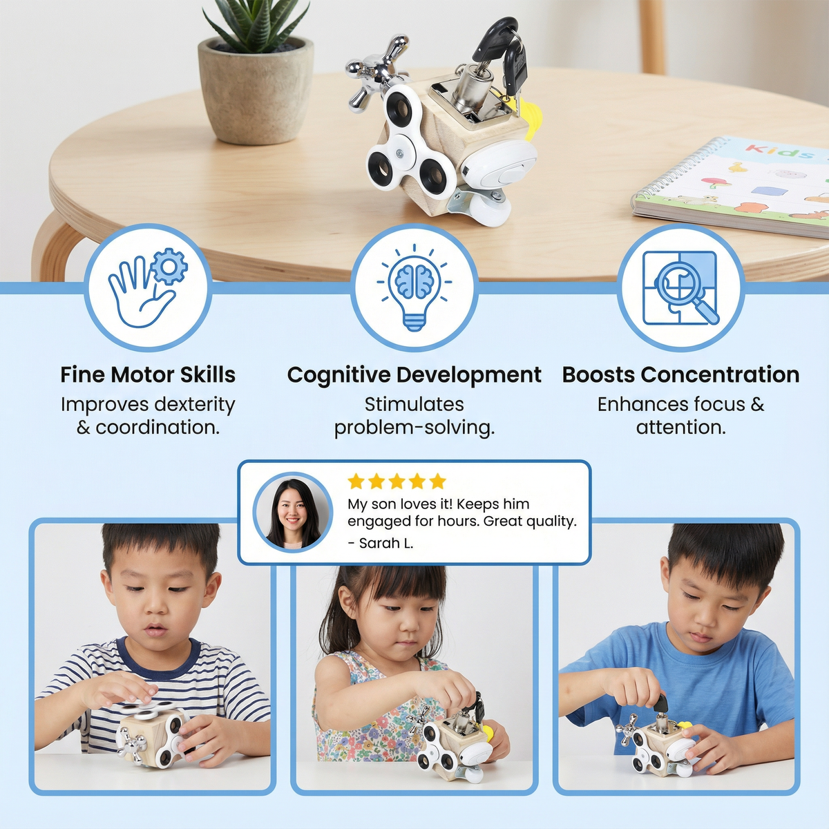 Montessori Play & Learn Cube