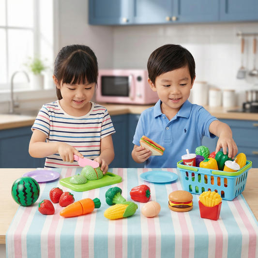 Fruits and Vegetables Cutting Playset