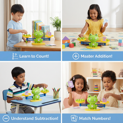 Educational Frog Balance Children’s Toy – Making Maths Easy!