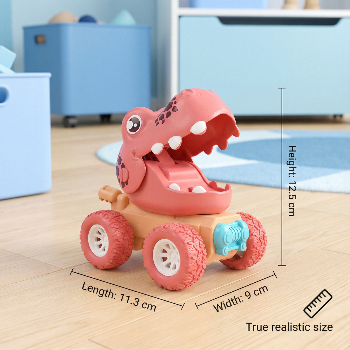 Push & Drive Dino Monster Trucks