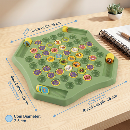 Animal Coin Memory Game Board