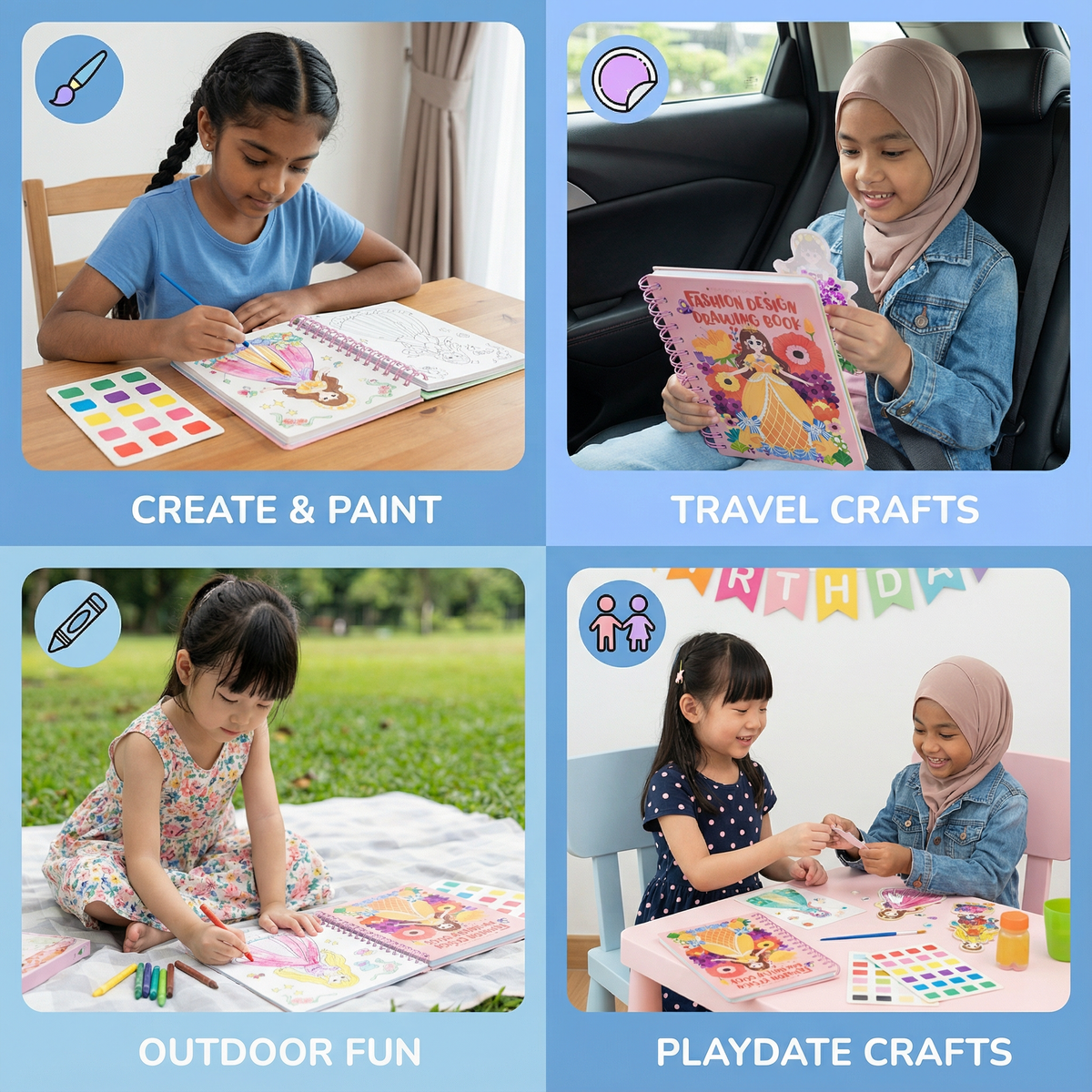 Princess Colouring and Craft Book