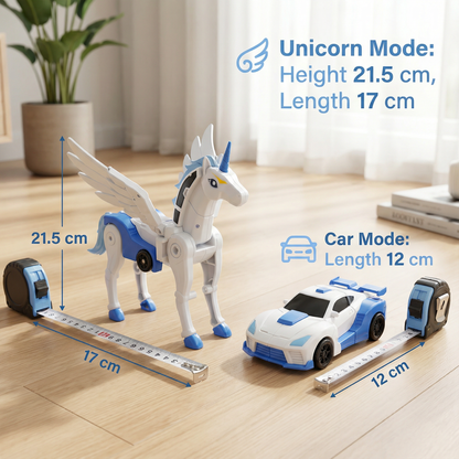 Transforming Unicorn Toy Cars