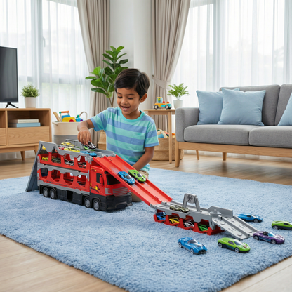 Racing Track Toy Truck for Children