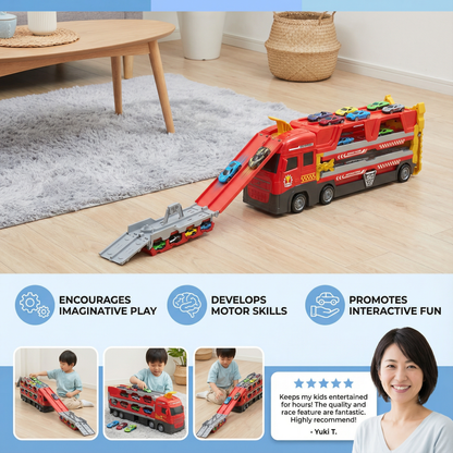 Racing Track Toy Truck for Children