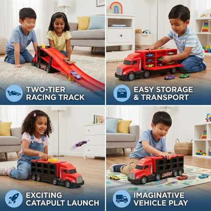 Racing Track Toy Truck for Children
