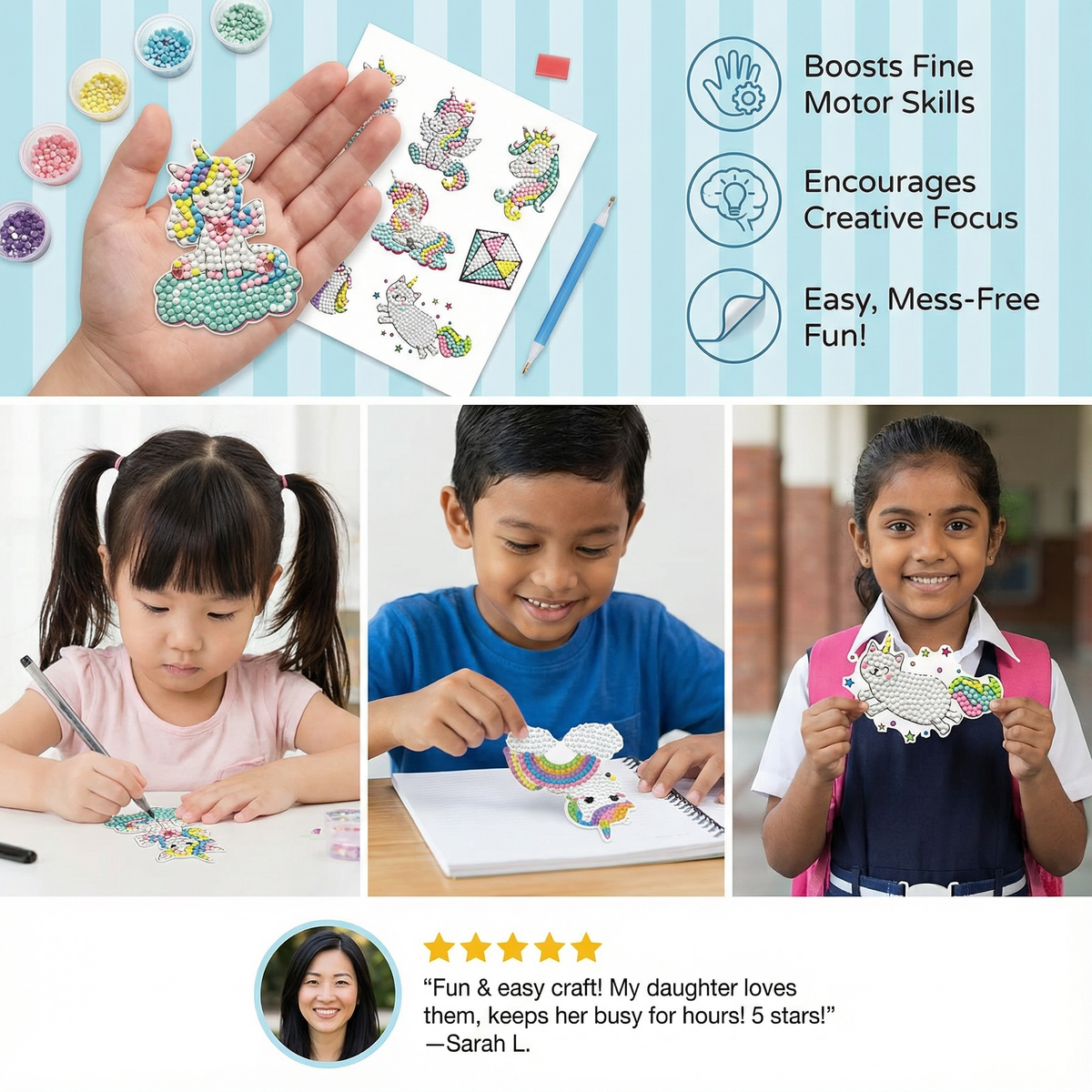 Sticker Diamond Painting for Kids