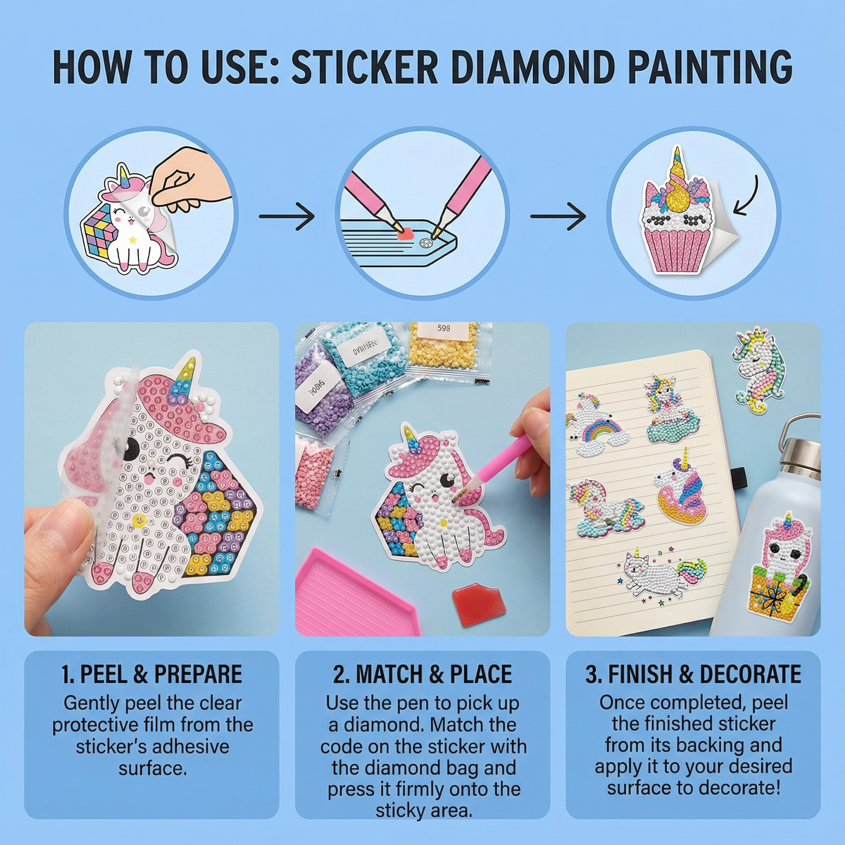 Sticker Diamond Painting for Kids