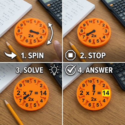 Mathematics Learning Game Fidget Spinner