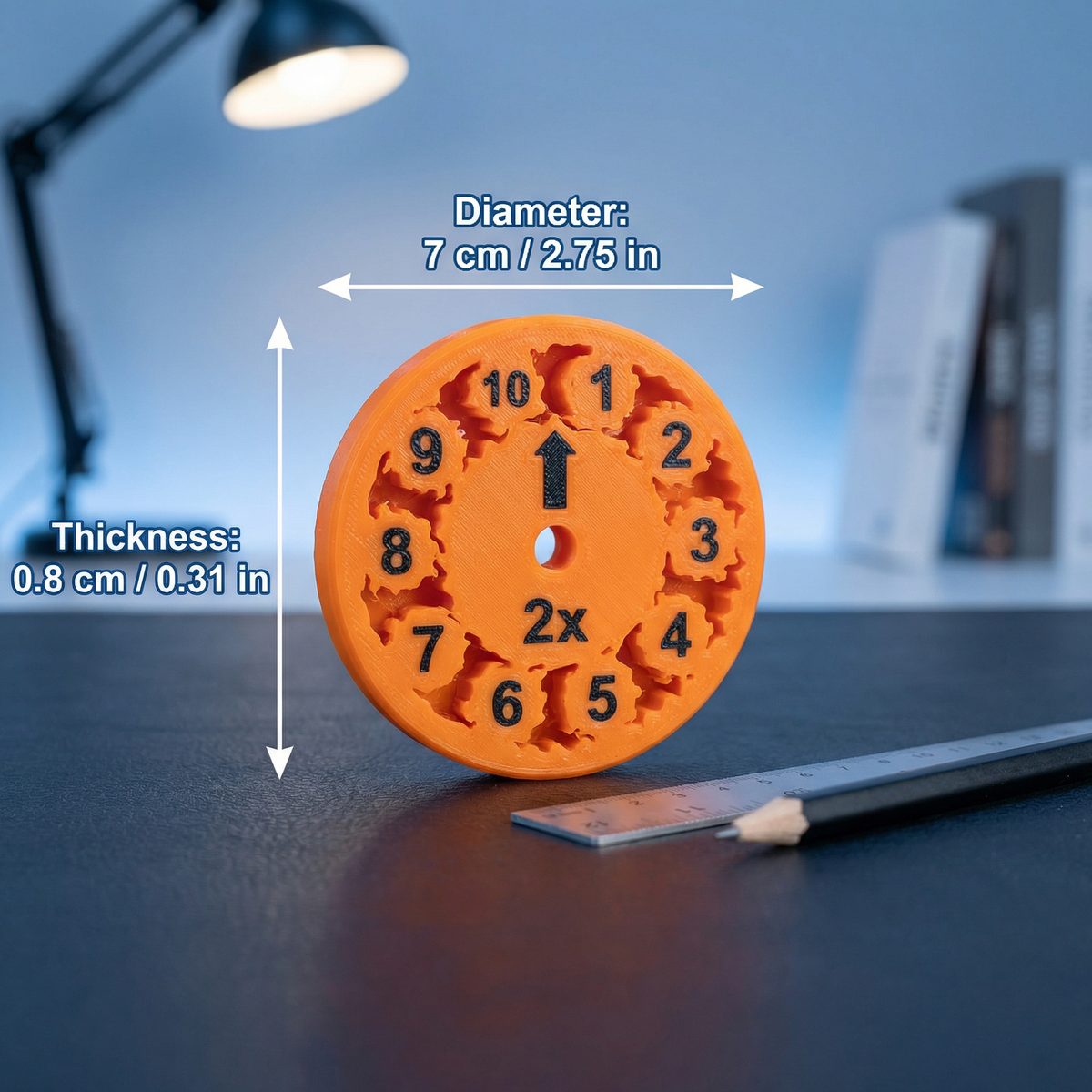 Mathematics Learning Game Fidget Spinner