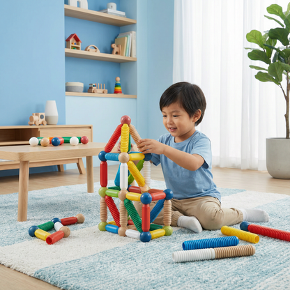 Montessori Malleable Magnetic Building Blocks