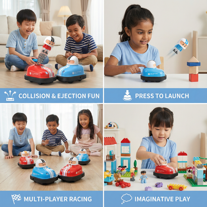 Bumper Car Toy Vehicles with Launcher Function