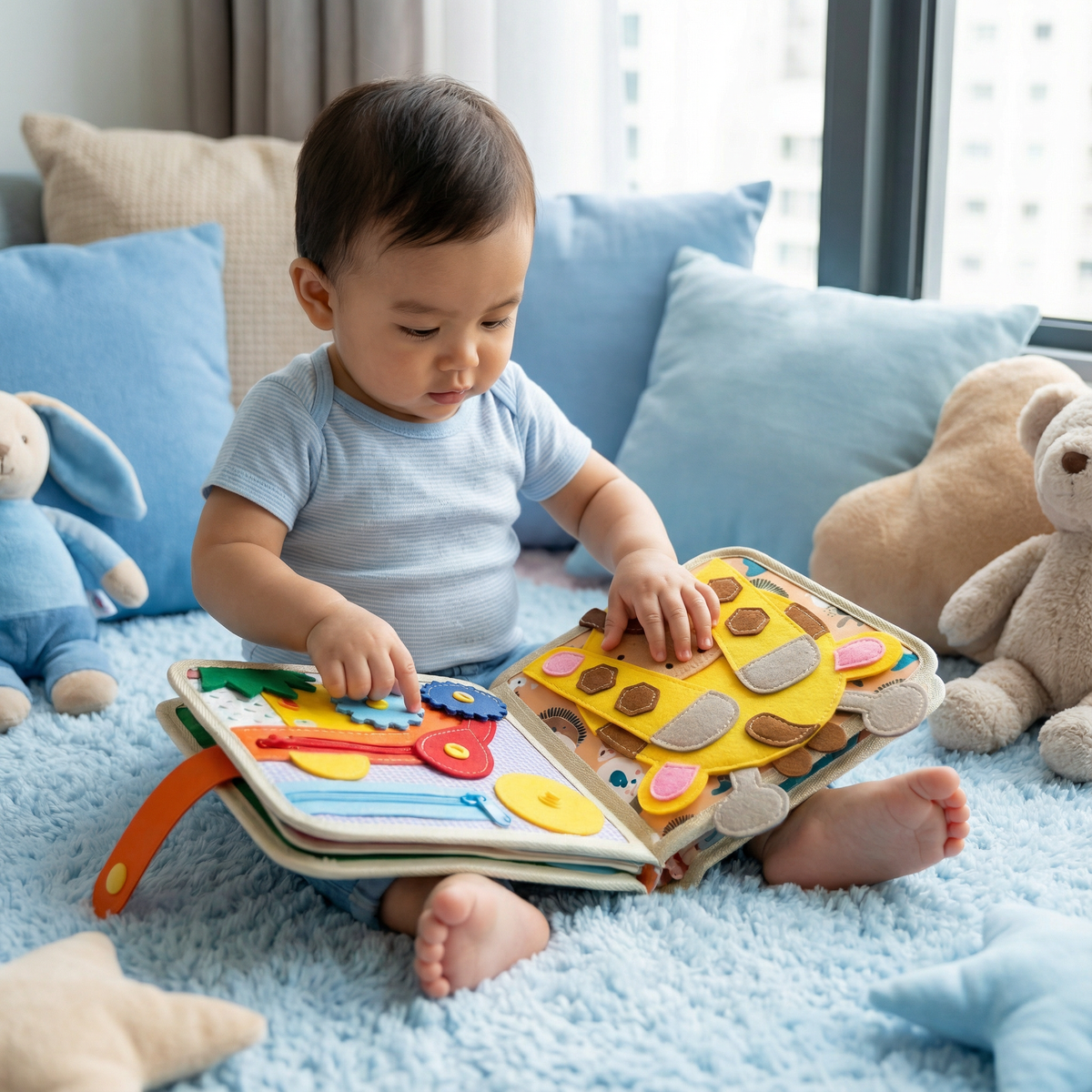 Montessori Sensory Giraffe Story Book