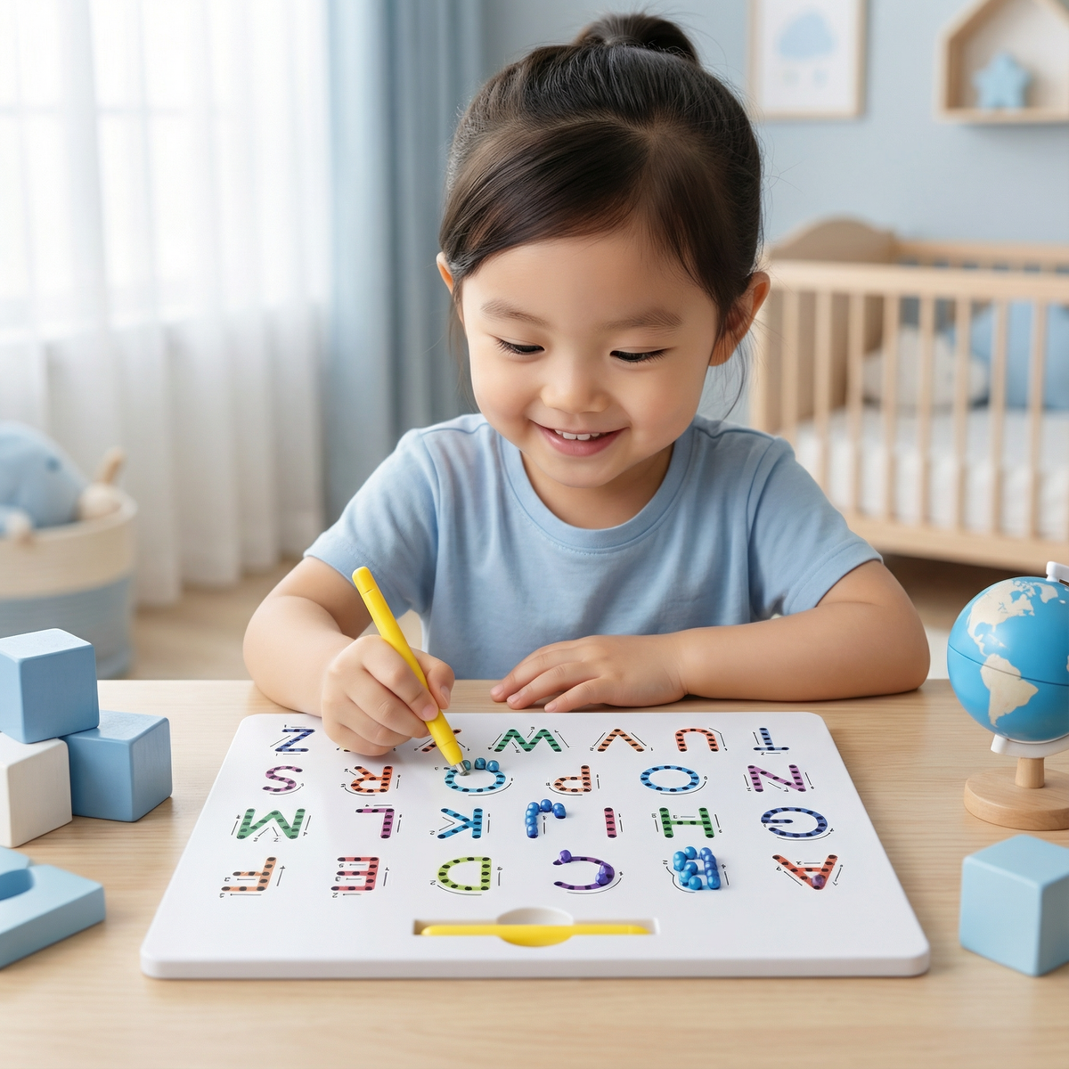 Educational Magnetic Bead Writing Learning Board