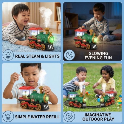 Smart Kids Steam Locomotive with Real Steam