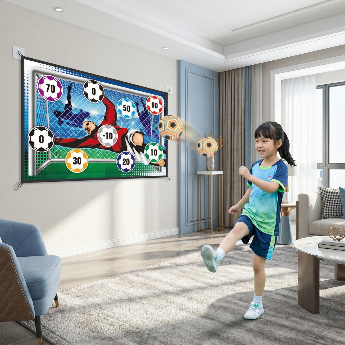 Safe Football Goal Shooting Wall for Home