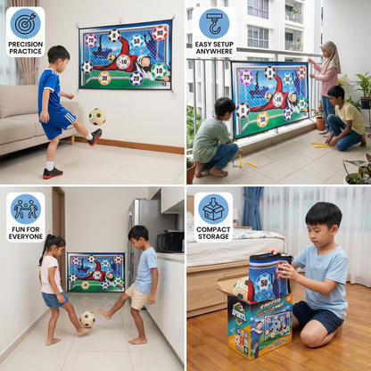 Safe Football Goal Shooting Wall for Home