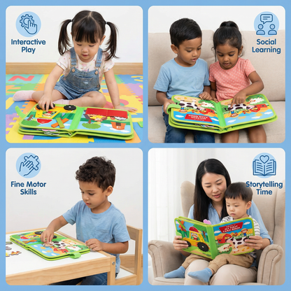 Educational Montessori Farm Story Book
