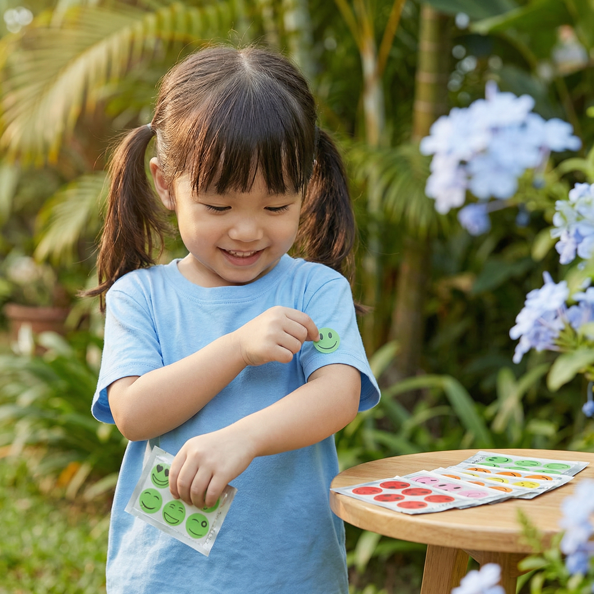 Natural Mosquito-Repellent Stickers for Children and Babies (100 Pieces)