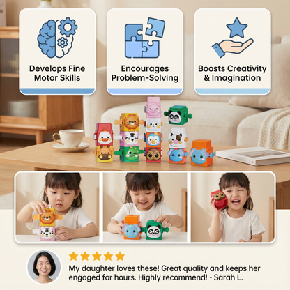 Educational Montessori Animal Stacking Toy