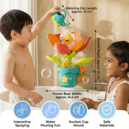 Flower Fun Bath Toy with Watering Can