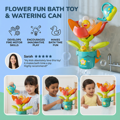 Flower Fun Bath Toy with Watering Can