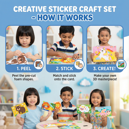 Creative Sticker Craft Set for Kids