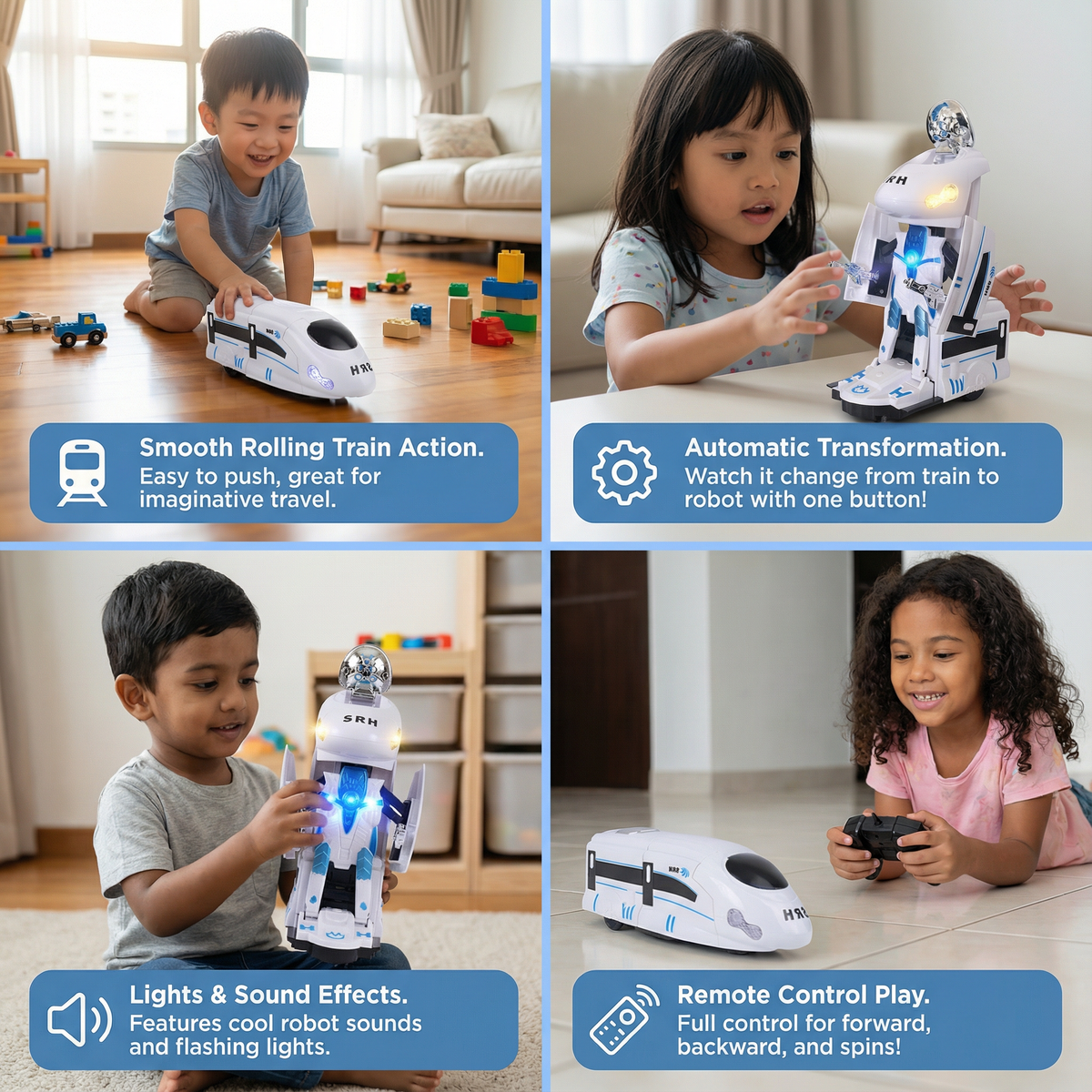 Transforming Robot Train Toy