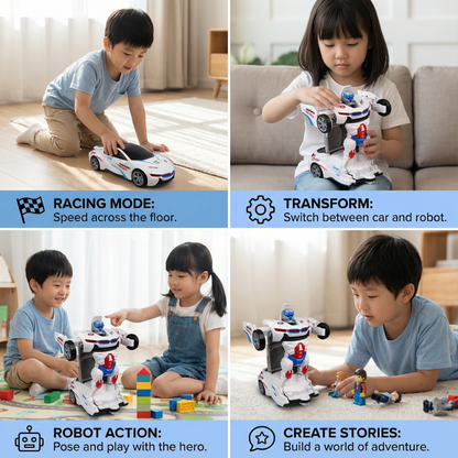 Transformable Race Car Toy