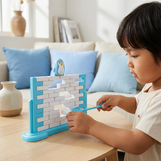 Penguin Ice Wall Balance Family Game