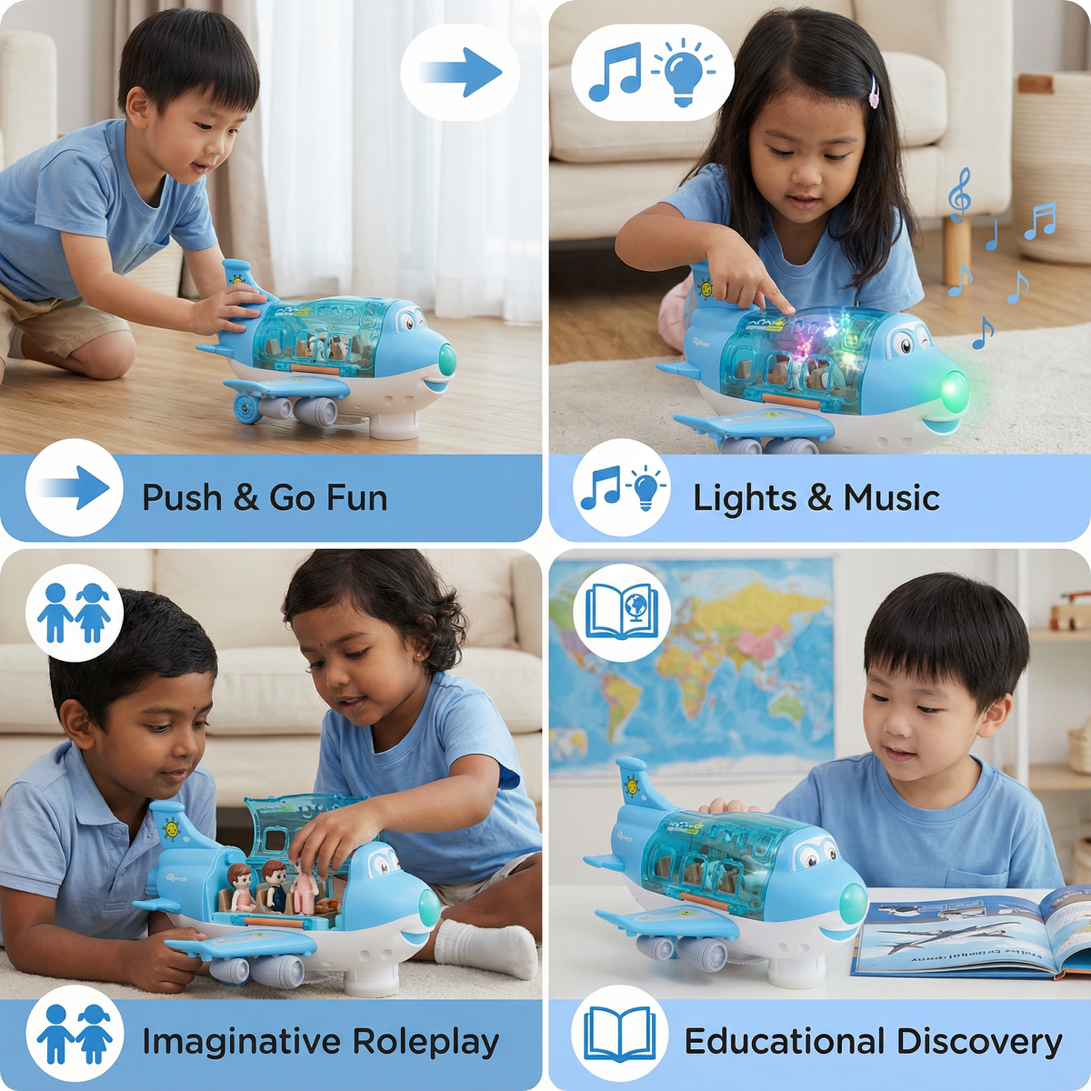 Fun & Dancing Aeroplane Toy