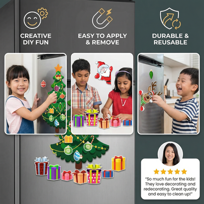 Christmas Montessori Magnetic Sticker Set for DIY Decorating