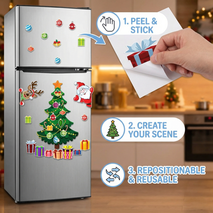 Christmas Montessori Magnetic Sticker Set for DIY Decorating