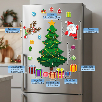 Christmas Montessori Magnetic Sticker Set for DIY Decorating
