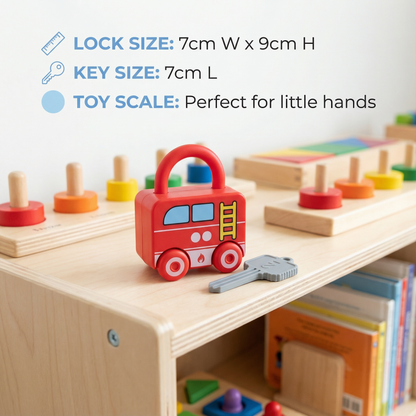 Montessori Key & Lock – Patterns and Colours Toy