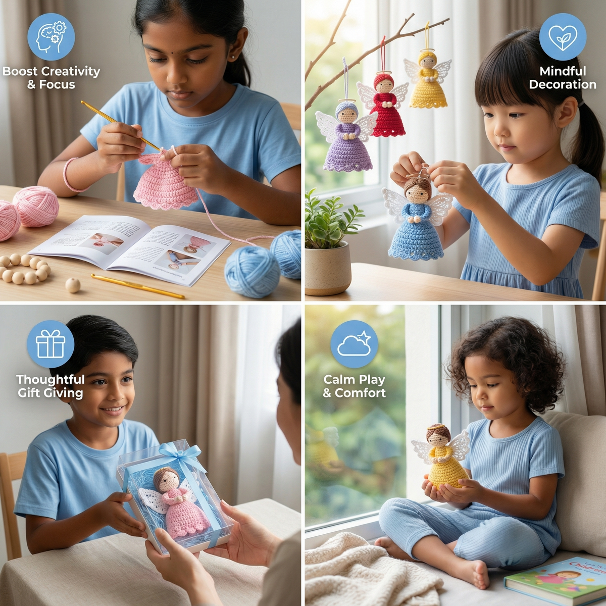 Crocheted Angels - DIY Kit