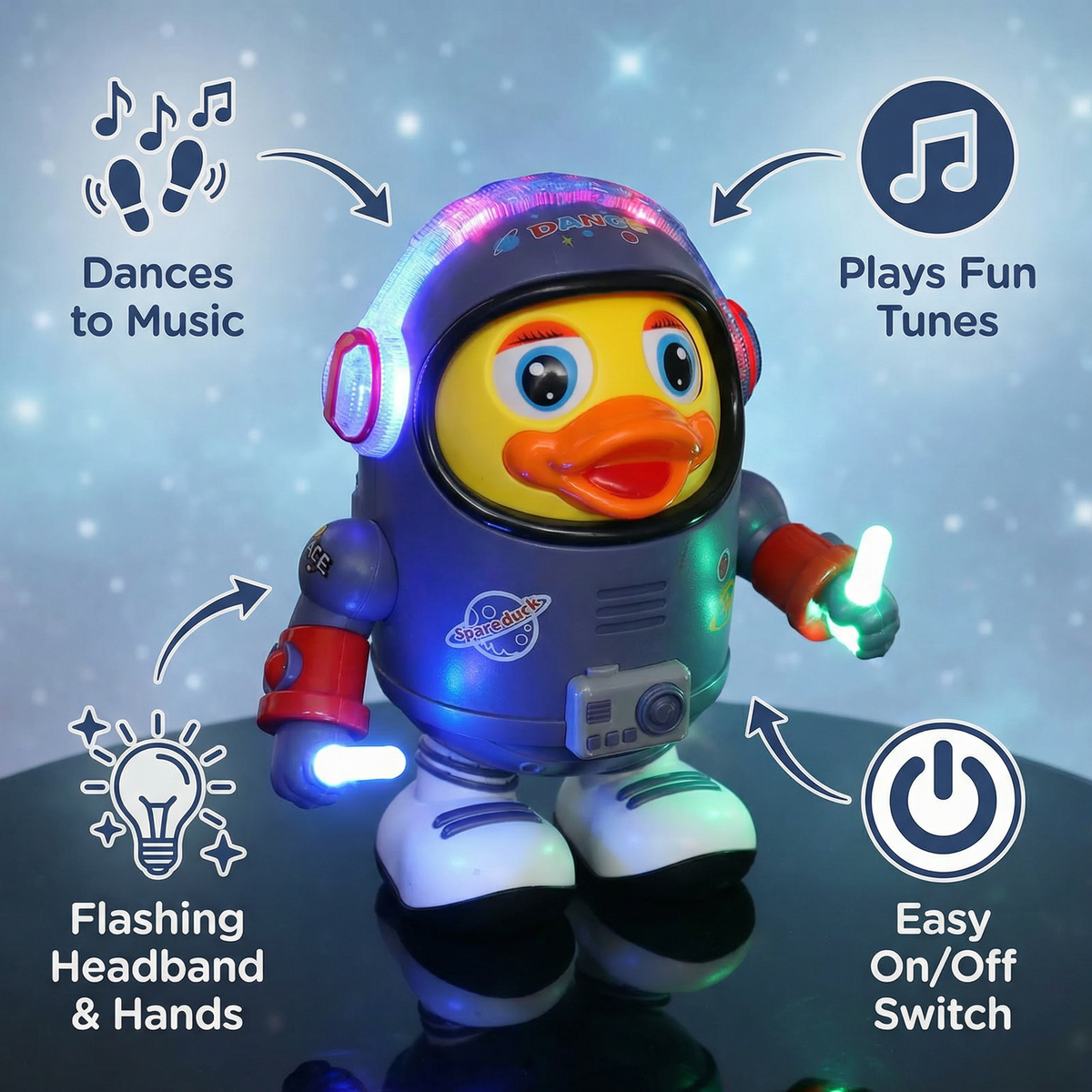 Dancing Astronaut Duck